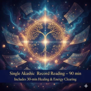 Single Akashic Record Reading + Healing (90 minutes)